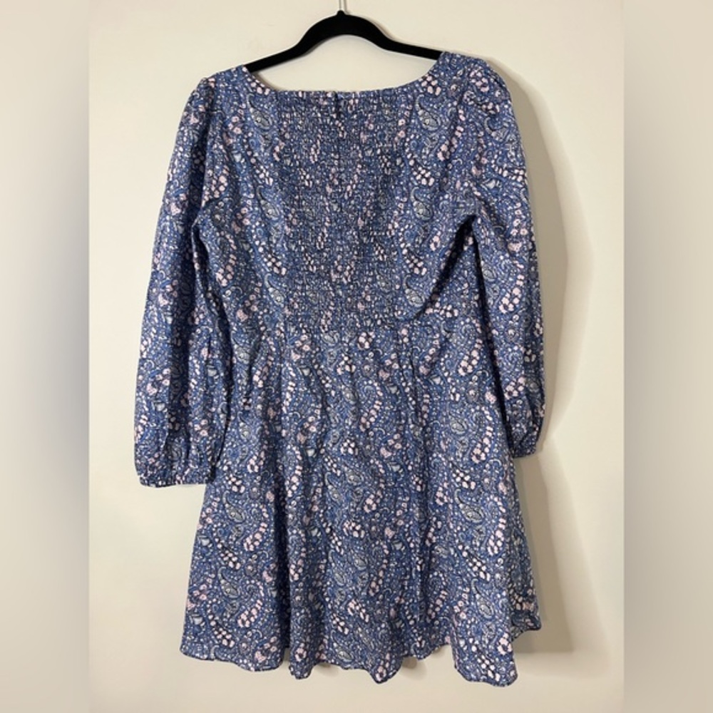 NWT J. Crew Sweetheart Long-Sleeve Mini Dress in Liberty®‎ Bourton Bloom Fabric - Picture 7 of 8